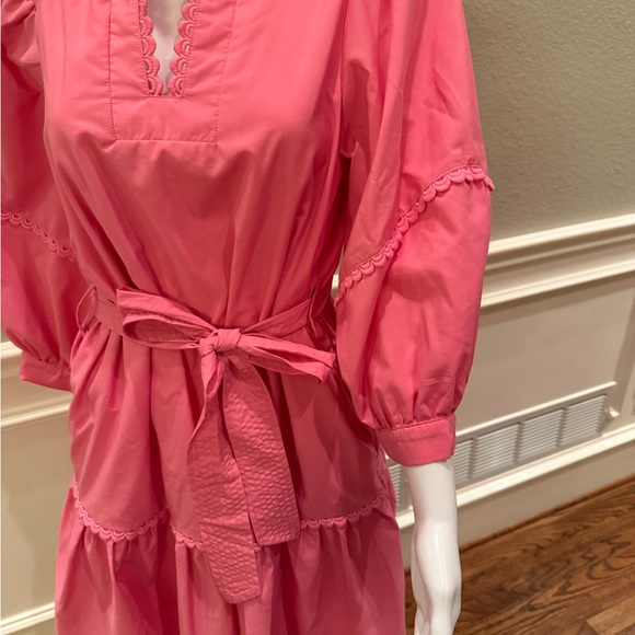 Entro Vibrant Pink Long Sleeve Dress - Picture 5 of 5